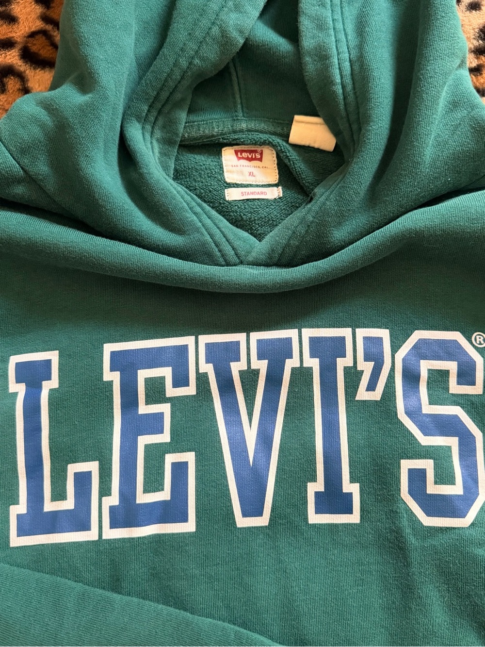 Levi's Men's Zip-Up Hoodie with Bold Logo